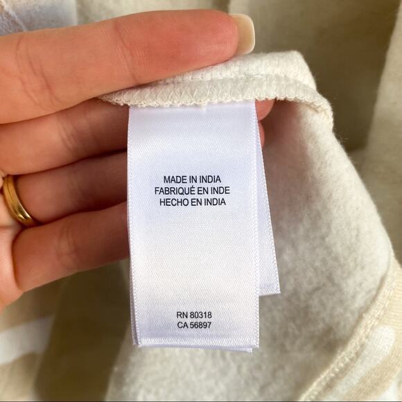 NWT Lucky Brand Tan Camo Open Front Cardigan Sweater - Picture 4 of 6